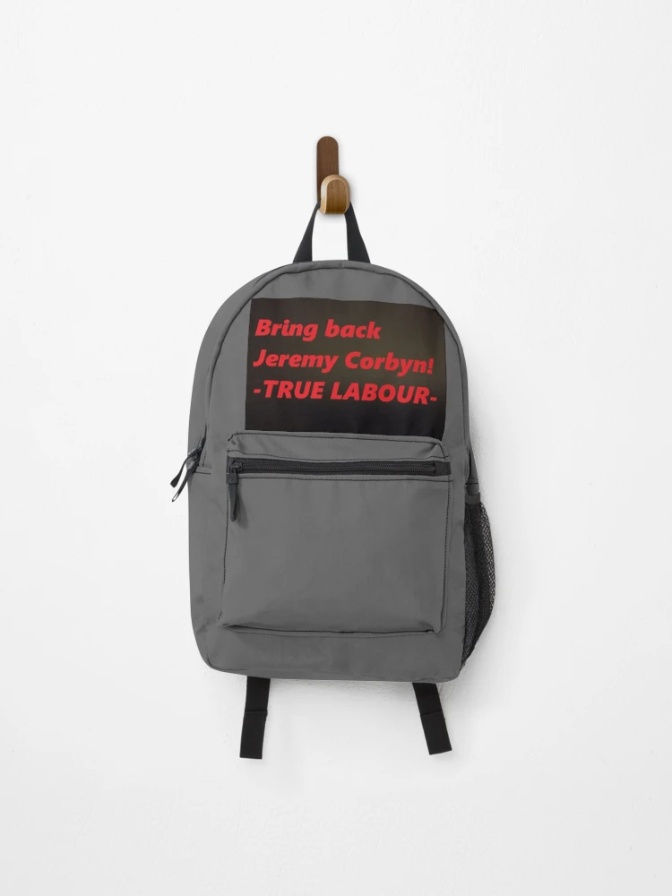 Thumbnail 1 of 3, Backpack, "VOTE JEREMY CORBYN .." designed and sold by fluffystuffyness.