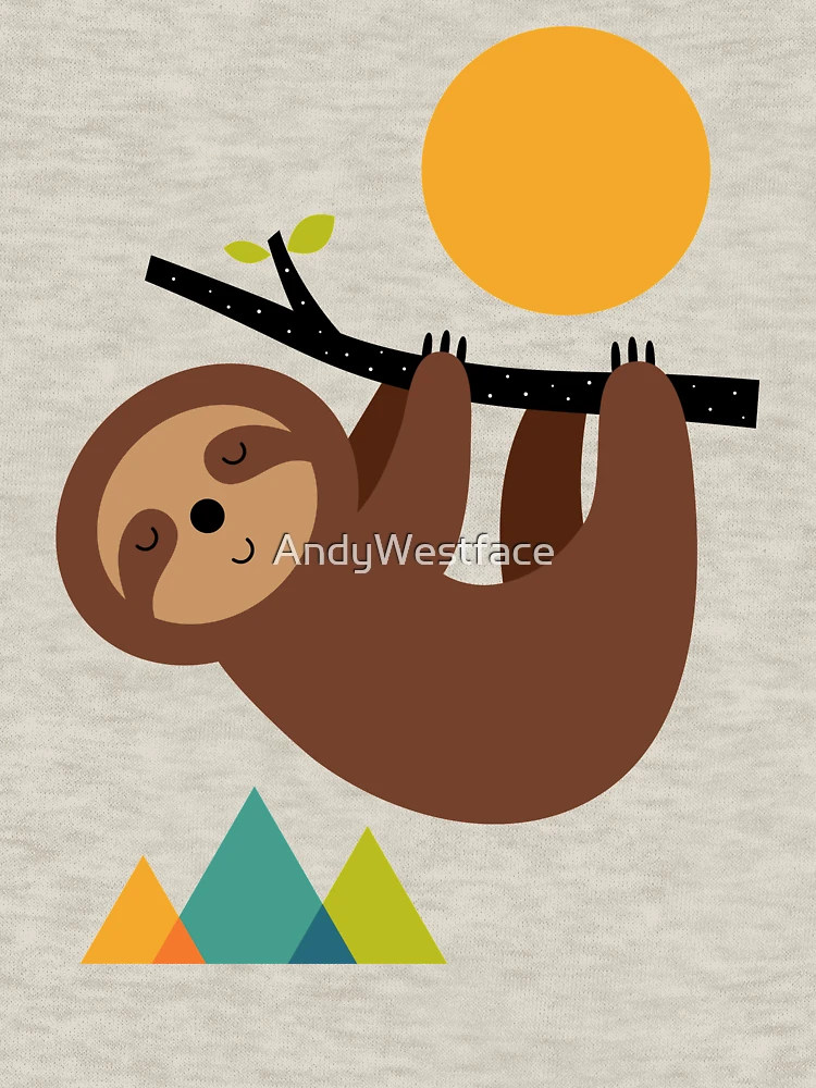 Thumbnail 7 von 7, Classic T-Shirt, Bleib ruhig und lebe langsam designt und verkauft von AndyWestface.