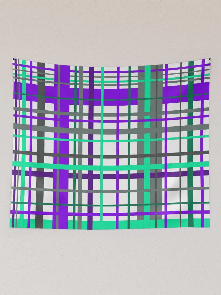 Thumbnail 2 of 3, Tapestry, Madras Checks designed and sold by RoyalArts53.