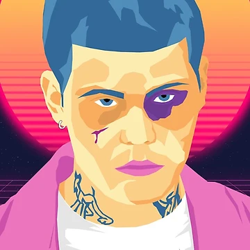 Aperçu de l'œuvre Surpasser Yung Lean de Asphaltio