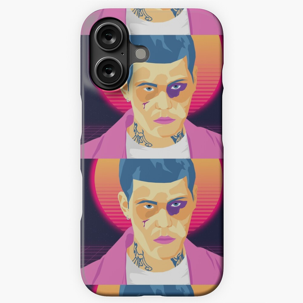 Aperçu de l'œuvre Coque rigide iPhone créée et vendue par Asphaltio.