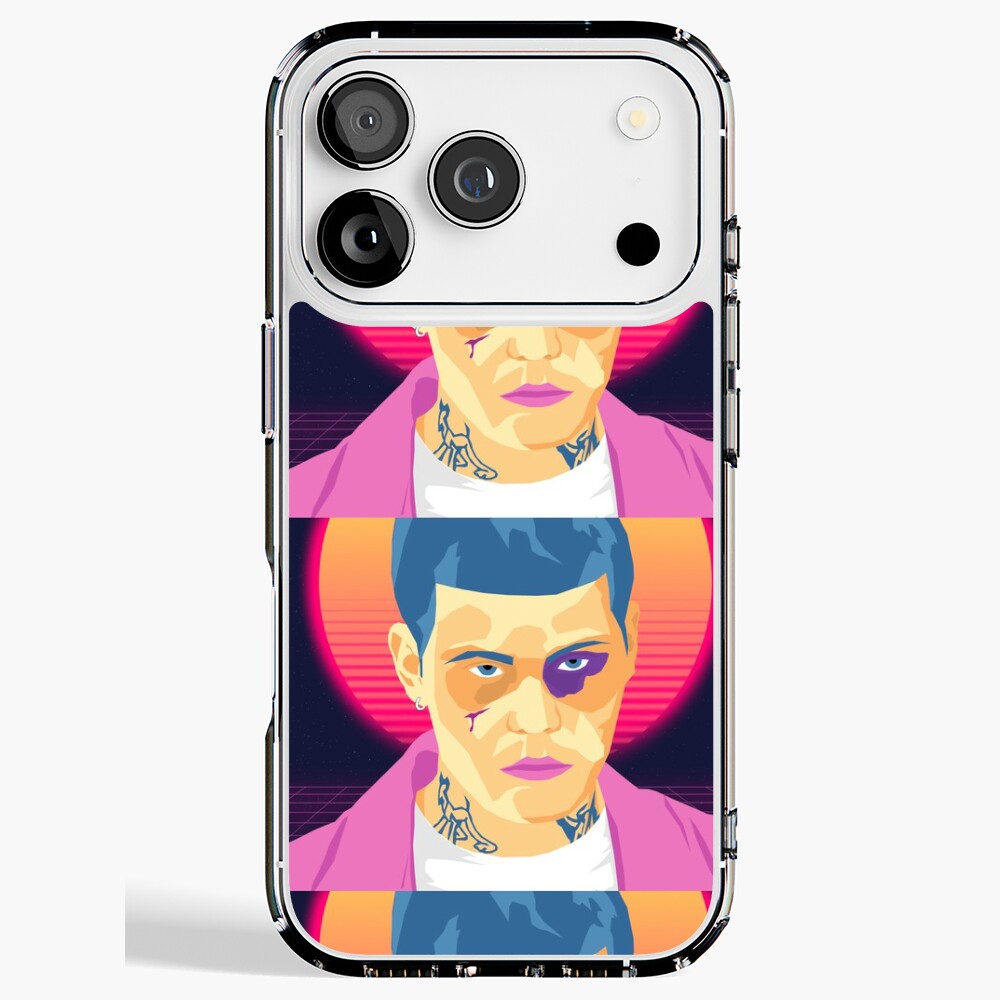 Aperçu de l'œuvre Coque souple iPhone créée et vendue par Asphaltio.