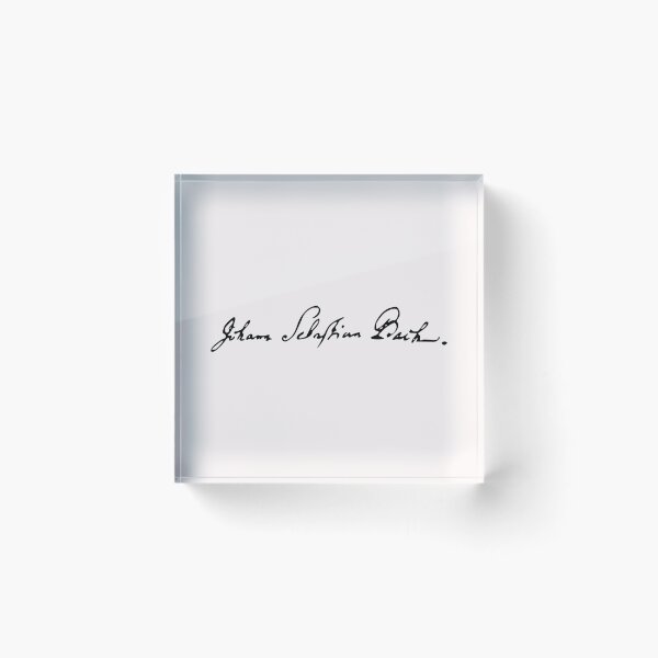 Item preview, firma de johann Sebastian Bach designed and sold by mikoala50.