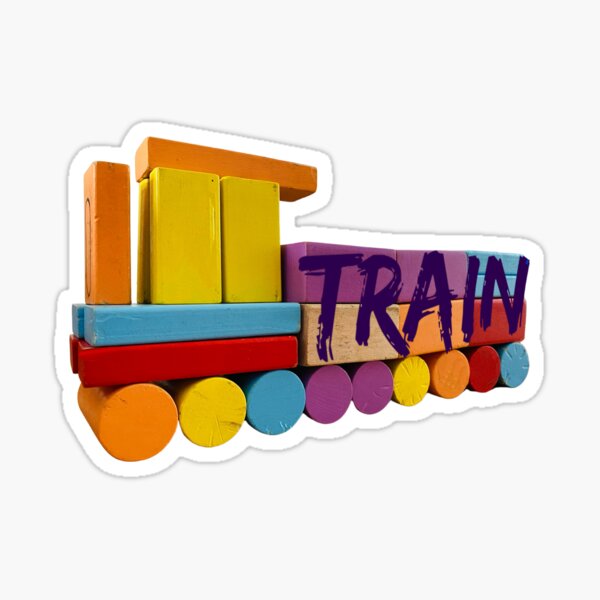 Aperçu de l'œuvre Blocs de train créée et vendue par Nathan Dal’Molin©️Designs .