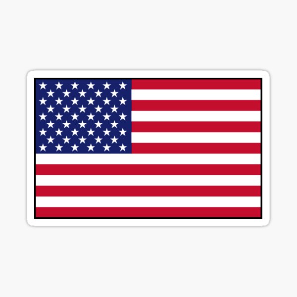 Aperçu de l'œuvre drapeau américain créée et vendue par Smaragdas.