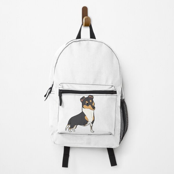 Aperçu de l'œuvre SMOOTH COLLIE (noir tri) - chibi créée et vendue par mexicanine.