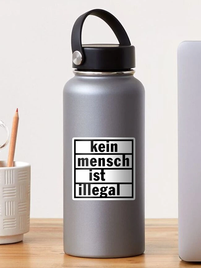 Thumbnail 1 of 3, Sticker, No one is illegal designed and sold by fabianb.