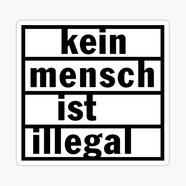 Artikelvorschau, Kein Mensch ist illegal entworfen und verkauft von fabianb.