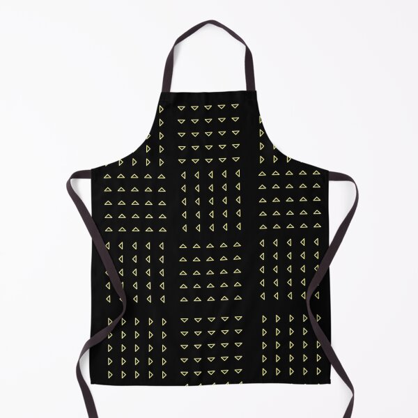 Item preview, Triangles Pattern Black Yellow Minimalist designed and sold by magna-aranea.