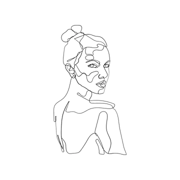 Artwork thumbnail, Oneline Woman by matmazel