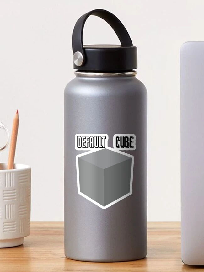 Aperçu 1 sur 3. Sticker avec l'œuvre Cube sourd créée et vendue par Rodrivgm.