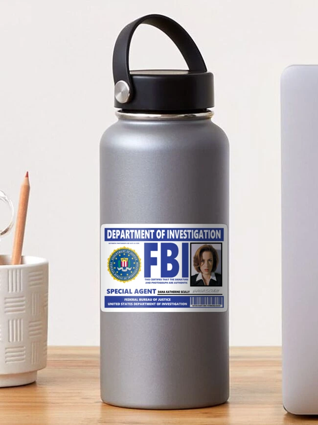 Thumbnail 1 of 3, Sticker, Dana Scully FBI Credentials High Quality designed and sold by CRUCIBLE 2020.