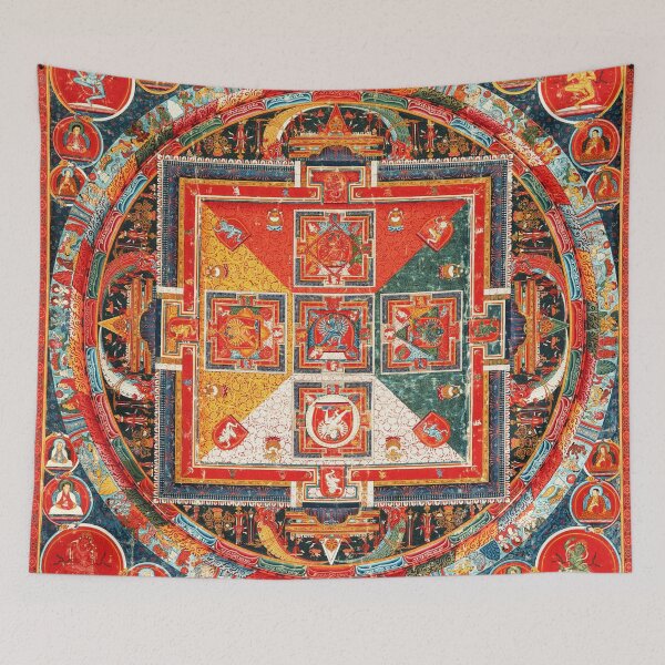 Aperçu de l'œuvre Bouddhiste Shri Hevajra Mandala 4 créée et vendue par GuyBlank.