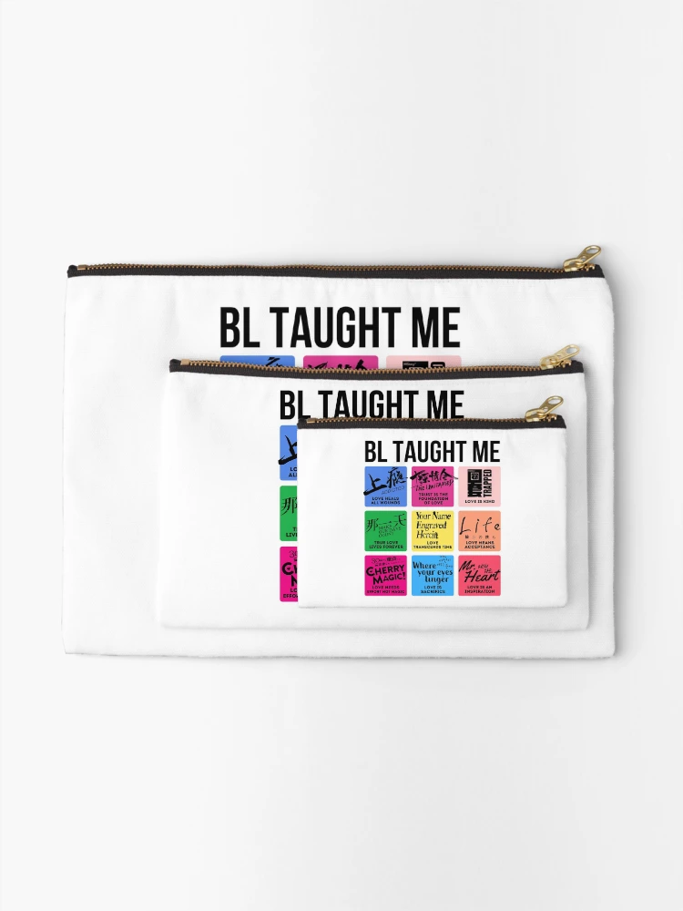 Thumbnail 2 of 4, Zipper Pouch, ASIAN BL TAUGHT ME designed and sold by skeletonvenus.