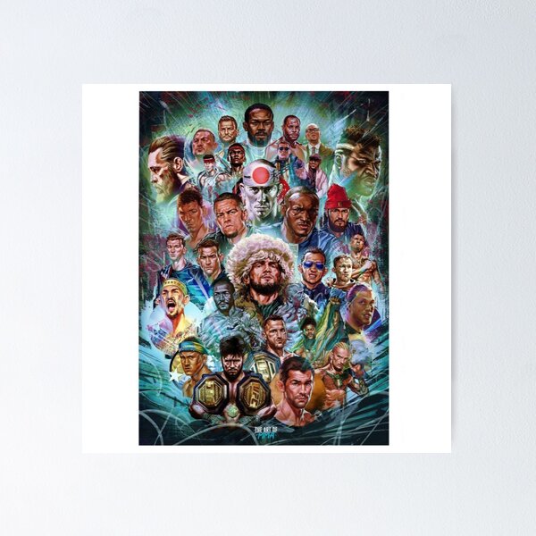 Item preview, Cartel fresco de Mix Martial Art designed and sold by Grace-Cop.
