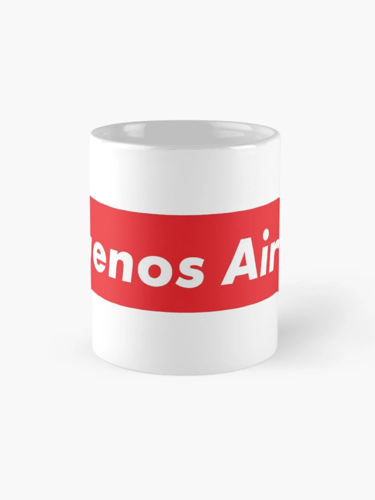 Aperçu 4 sur 6. Mug à café avec l'œuvre Buenos Aires créée et vendue par ParsonsDesigns.