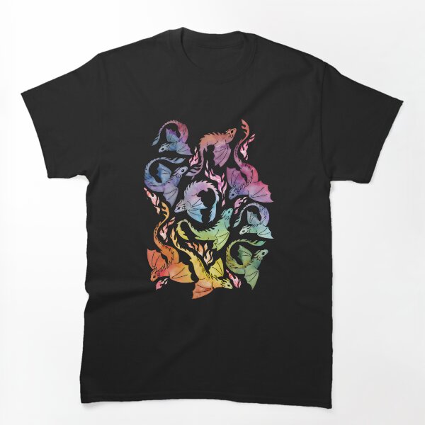Aperçu de l'œuvre Dragon feu arc-en-ciel sombre créée et vendue par adenaJ.