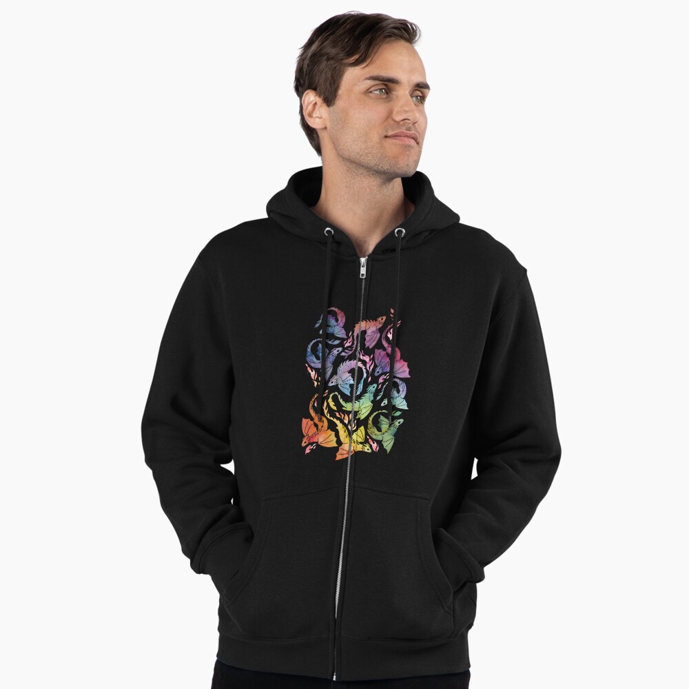Aperçu de l'œuvre Veste zippée à capuche créée et vendue par adenaJ.