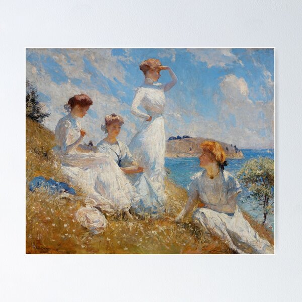 Artikelvorschau, Sommer von Frank Weston Benson - Vintage Art entworfen und verkauft von RickE.