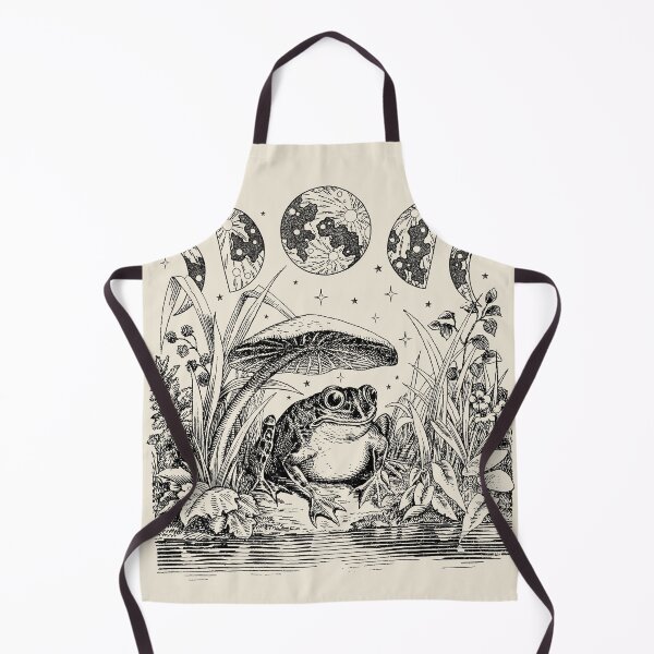 Item preview, Cottagecore Aesthetic Frog, Mushroom Moon Witchcraft: Vintage Dark Academia, Goblincore Froggy, Emo Grunge Nature Fantasy, Fairycore Toad in Toadstool Pond designed and sold by MinistryOfFrogs.