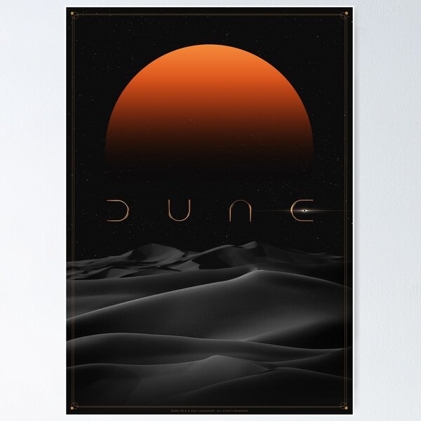 Aperçu de l'œuvre DUNE Coucher de soleil créée et vendue par RedLuxeVault.