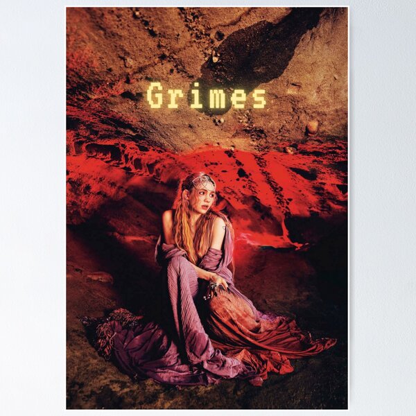 Item preview, Grimes píxeles ardientes designed and sold by sonabtha.