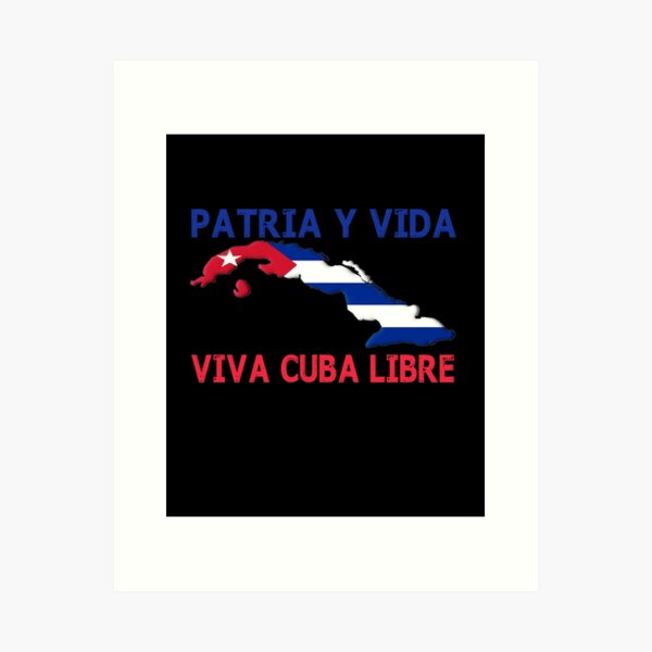 Aperçu de l'œuvre PATRIA Y VIDA VIVA CUBA LIBRE millésime créée et vendue par Branncolet.
