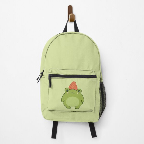 Item preview, Pastel Strawberry Frog: Kawaii Cottagecore Aesthetic Chubby Froge designed and sold by MinistryOfFrogs.