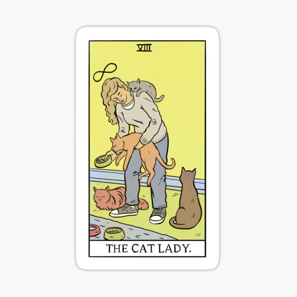 Artikelvorschau, Modernes Tarot - Die Katzendame entworfen und verkauft von Alice Carroll.