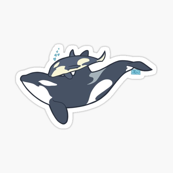 Item preview, Madre orca y cría designed and sold by jenrichards.
