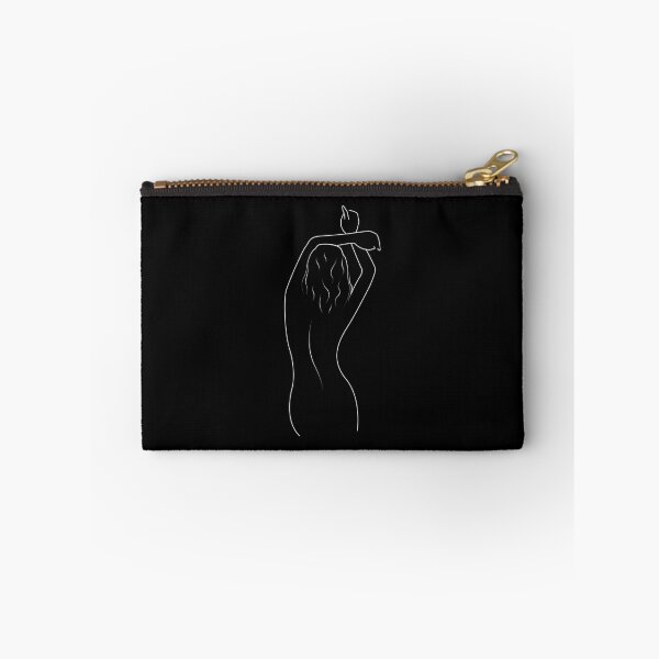 Item preview, Minimalistic Neutral Line Art Woman From Behind - White designed and sold by 4U2NV-LDN.