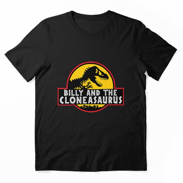 Aperçu de l'œuvre T-shirt Billy et le Cloneasaurus créée et vendue par Tomfort9x.