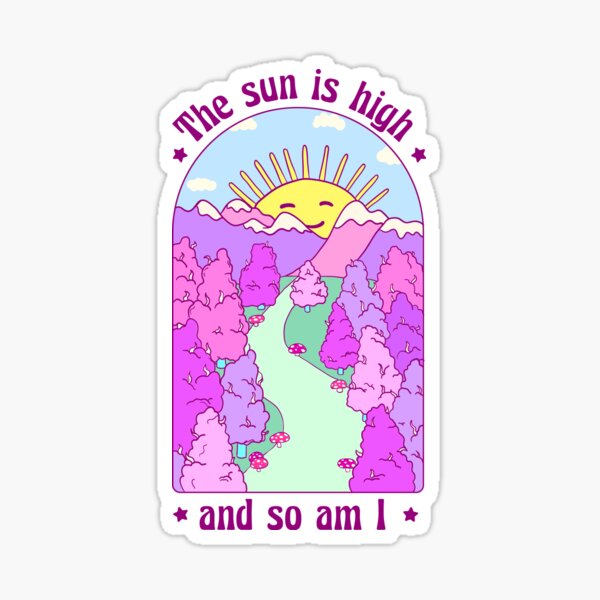 Aperçu de l'œuvre Le soleil est haut créée et vendue par stonedwitch.