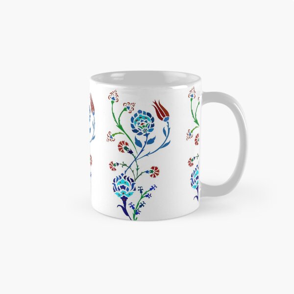 Item preview, Iznik Tile Floral Pattern designed and sold by PatternMosaic.