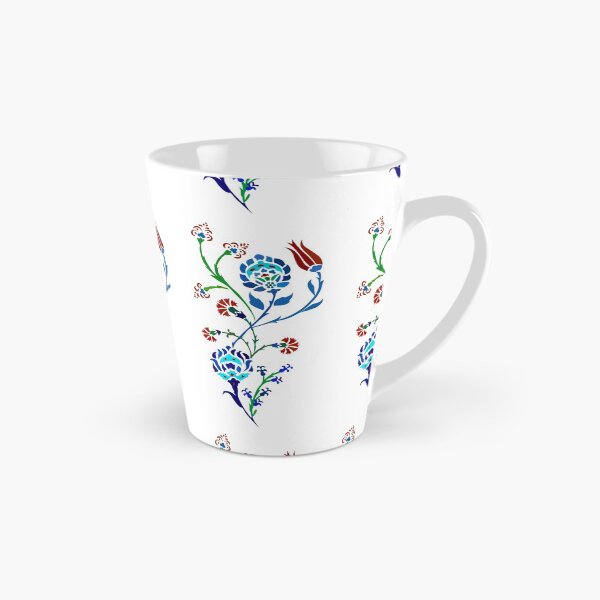 Aperçu de l'œuvre Motif floral de tuile d'Iznik créée et vendue par PatternMosaic.