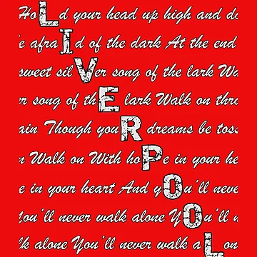 Artwork thumbnail, You'll Never Walk Alone Liverpool by RBinout