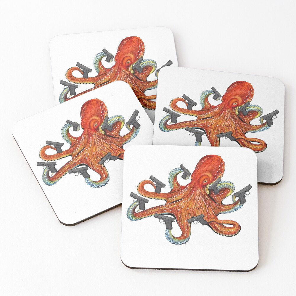 Item preview, Coasters (Set of 4) designed and sold by PandaPause.