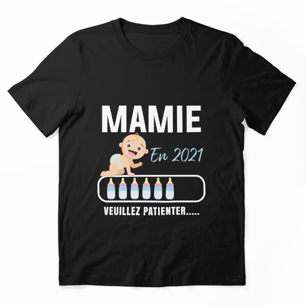 Aperçu de l'œuvre Mamie 2021 Veuillez patient Grossesse Femme / Mère créée et vendue par Lenny Stahl.