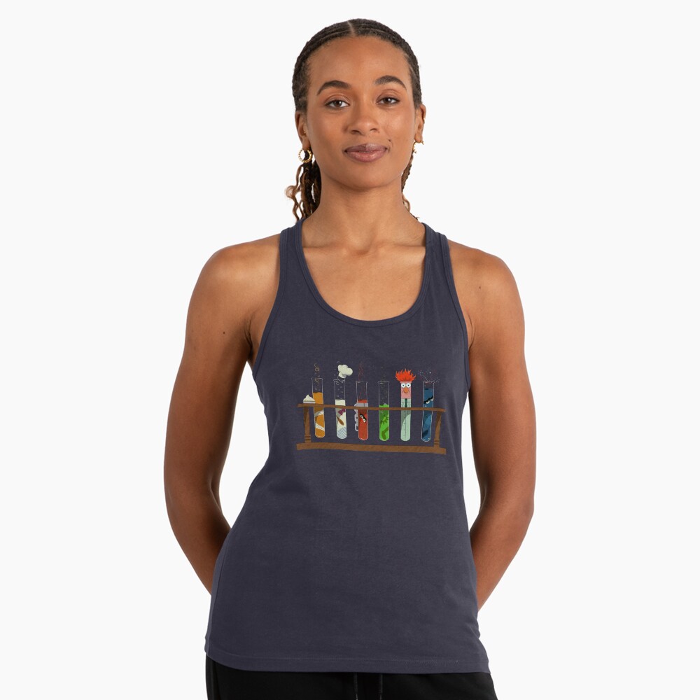 Vista previa del artículo con la obra «Camiseta con espalda nadadora», diseñado y vendido por DeepSpaceDesigns.