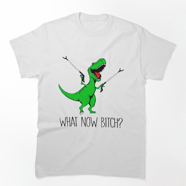 Aperçu de l'œuvre T-Rex Dinosaur What Now Chienne Funny Tyrannosaurus Rex créée et vendue par SextonHunter.