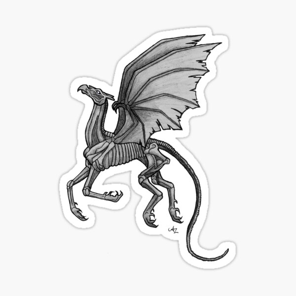 Item preview, Thestral #2 con fondo gris designed and sold by LegendOfZeldy.