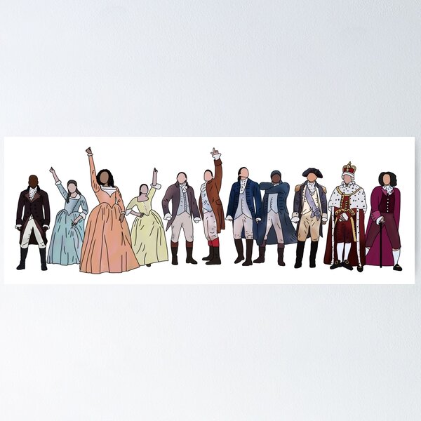 Item preview, Dibujo De Hamilton Cast designed and sold by Moonlight Creations.