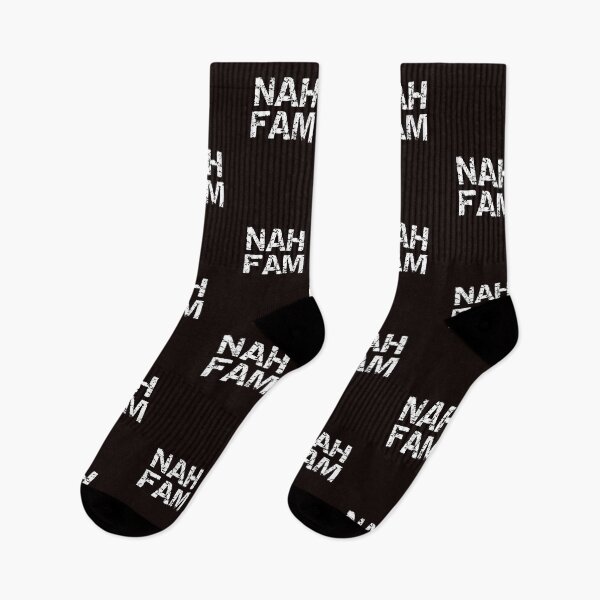 Item preview, Nah fam londres argot frase diseño blanco designed and sold by Captain-Jackson.