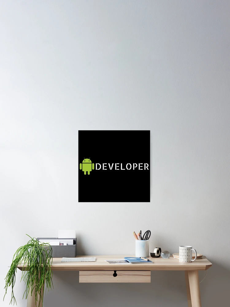 Thumbnail 2 of 3, Poster, Android Developer Droid designed and sold by tshirtsandme.