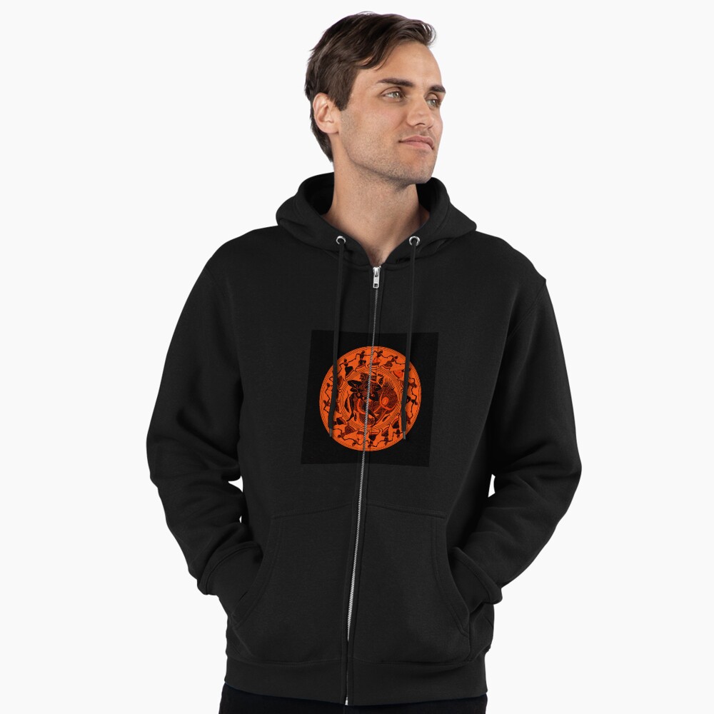Aperçu de l'œuvre Veste zippée à capuche créée et vendue par WillowNox7.