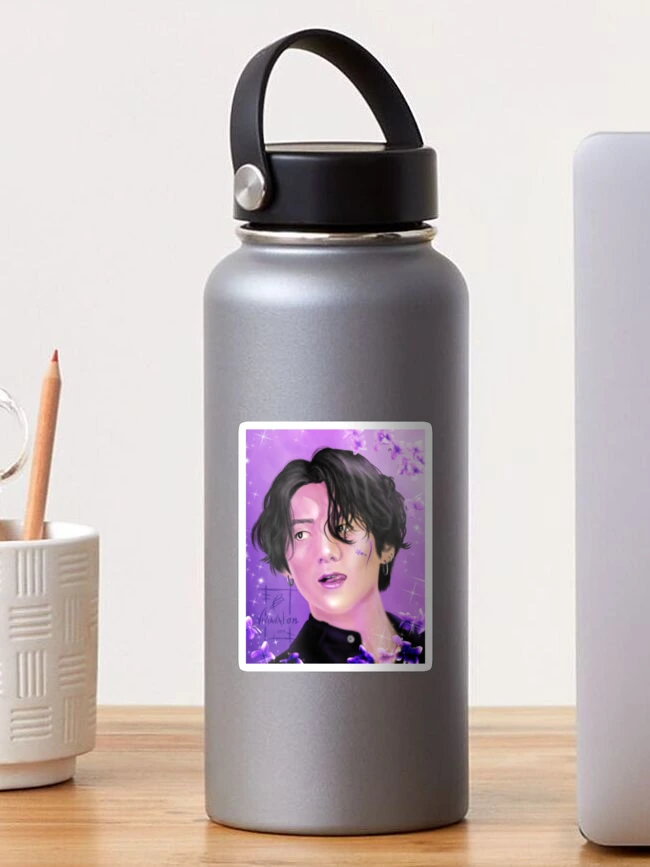Imagen 1 de 3, Pegatina con la obra Jeon Jungkook, diseñada y vendida por Viviavalon Art.