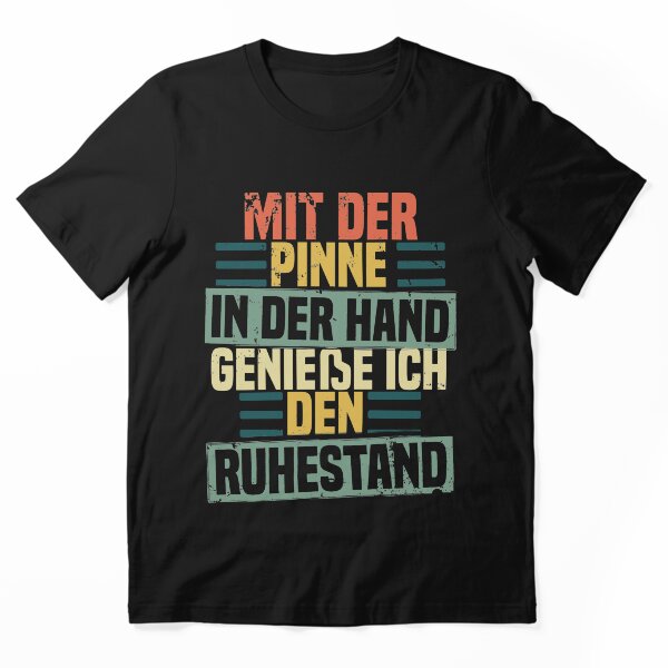 Artikelvorschau, Mit der Pinne in der Hand - Ruhestand entworfen und verkauft von noahs-shop.