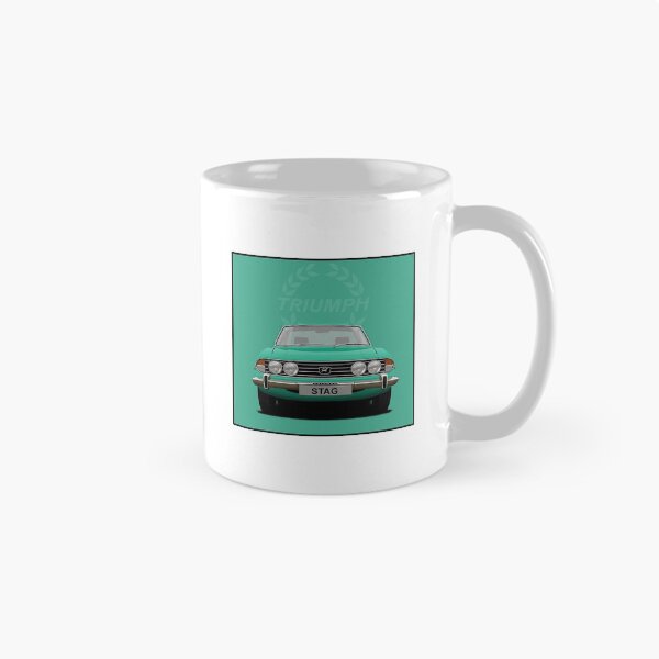 Item preview, Triumph Stag V8 Green Classic Car Art Print designed and sold by Hamilton illustrations.