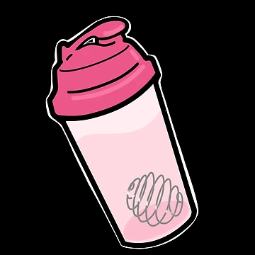 Aperçu de l'œuvre Shake protéiné en rose de SusanaDesigns
