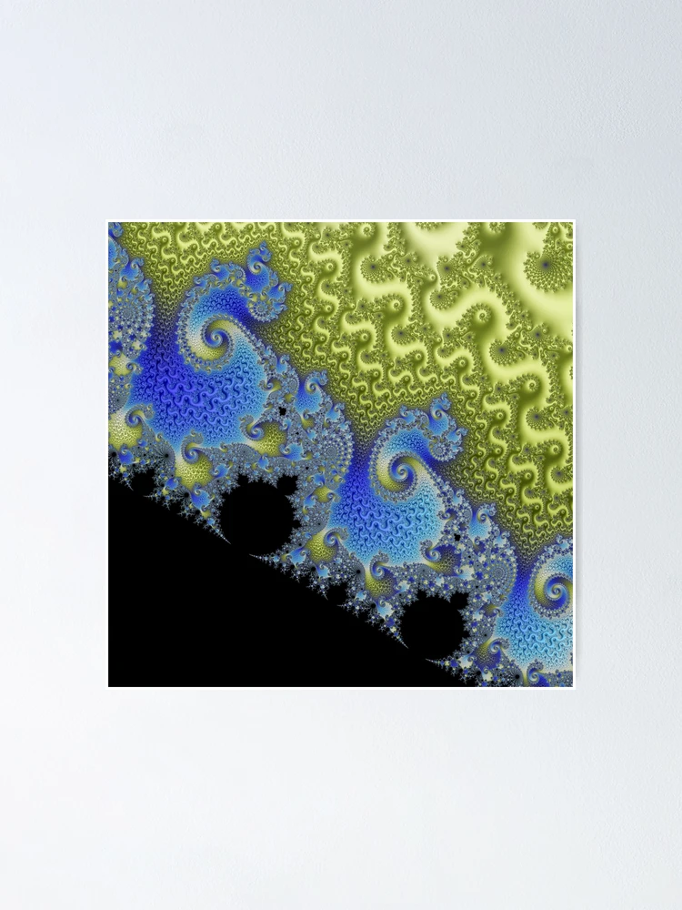 Thumbnail 1 of 3, Poster, fractal #322 designed and sold by FractalDesigns.